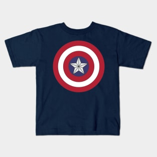 Captain Rogers Shield Kids T-Shirt